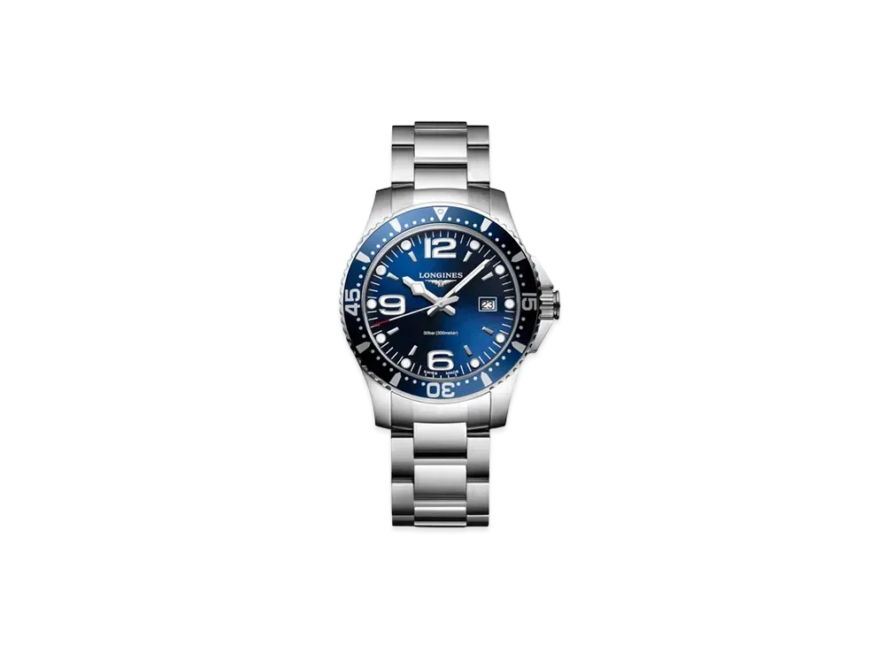 Longines Hydro Conquest 39.00mm "Blue Sun Ray/Stainless Steel" L3.730.4.96.6