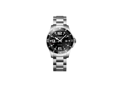 Longines Hydro Conquest 39.00mm "Black Sun Ray/Stainless Steel" L3.730.4.56.6