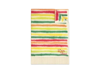 Dior Tears Blanket (Brushed Alpaca Blend) "Multicolor"
