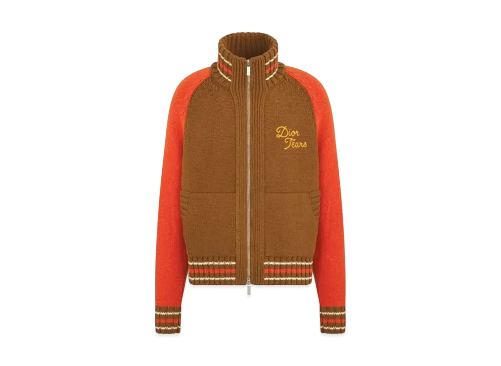 Dior Tears Zipped Blouson "Brown/Red"