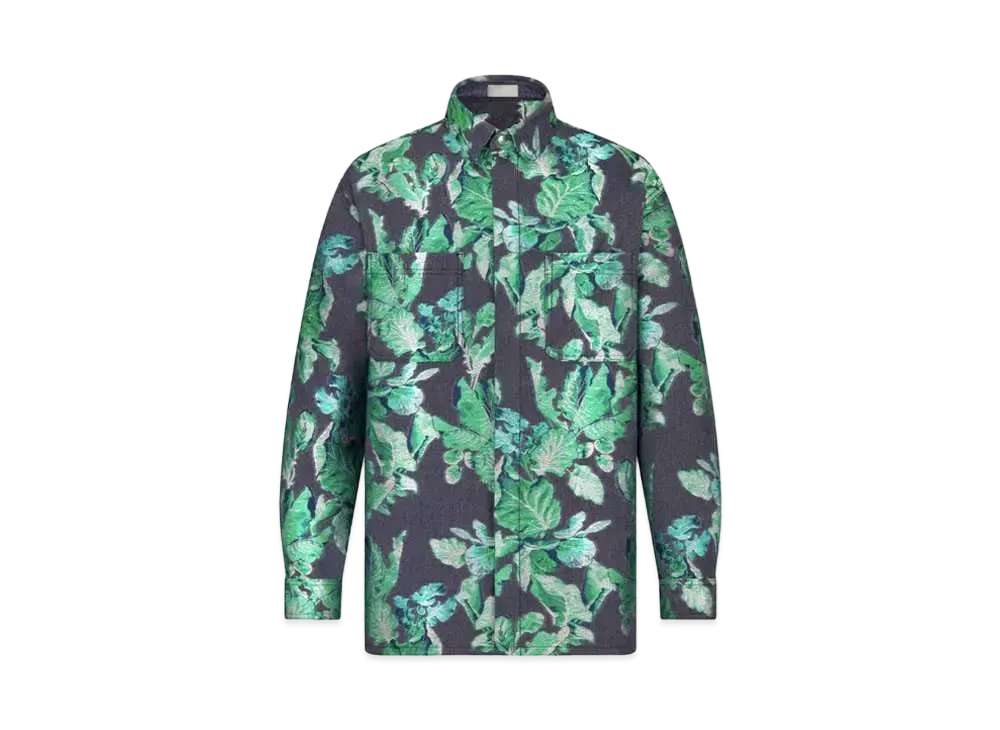 Dior Tears Shirt "Deep Blue/Collard Green"