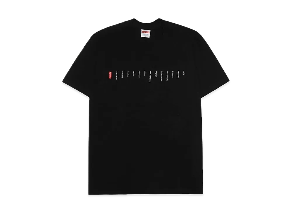Supreme Location Tee "Black"