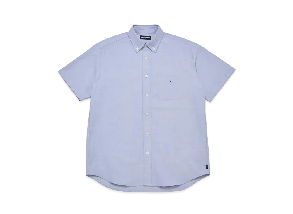 GOD SELECTION XXX Short Sleeve B.D Shirt GX-S23-SH-02 "Blue"