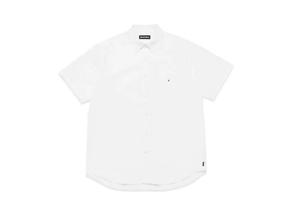 GOD SELECTION XXX Short Sleeve B.D Shirt GX-S23-SH-02 "White"