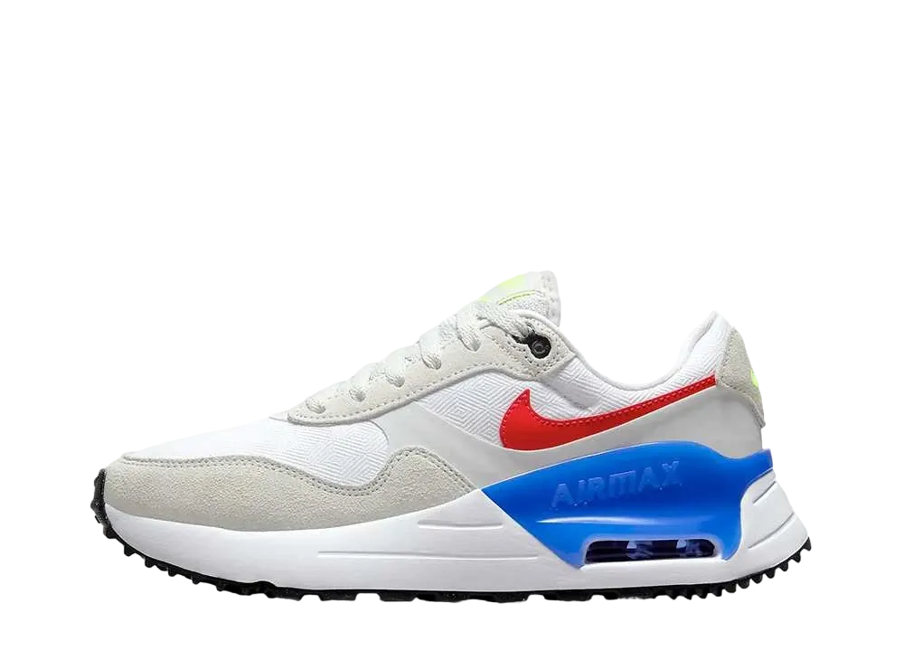 ナイキ ウィメンズ エアマックス システム "フォトンダスト/ライトウルトラマリン/サイレンレッド"