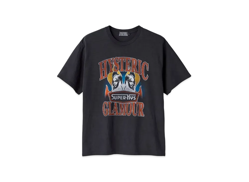 HYSTERIC GLAMOUR Flare Woman Tee "Black"