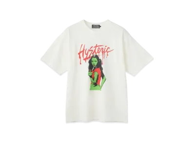 HYSTERIC GLAMOUR Mondo Rock Tee "White"