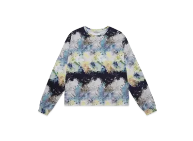 TAAKK PAINTING LONG SLEEVES T-SHIRTS "BLUE"