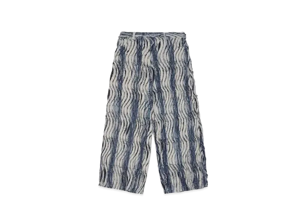 TAAKK FRINGE DENIM PANTS "BLUE"