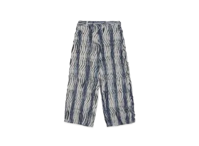 TAAKK FRINGE DENIM PANTS "BLUE"