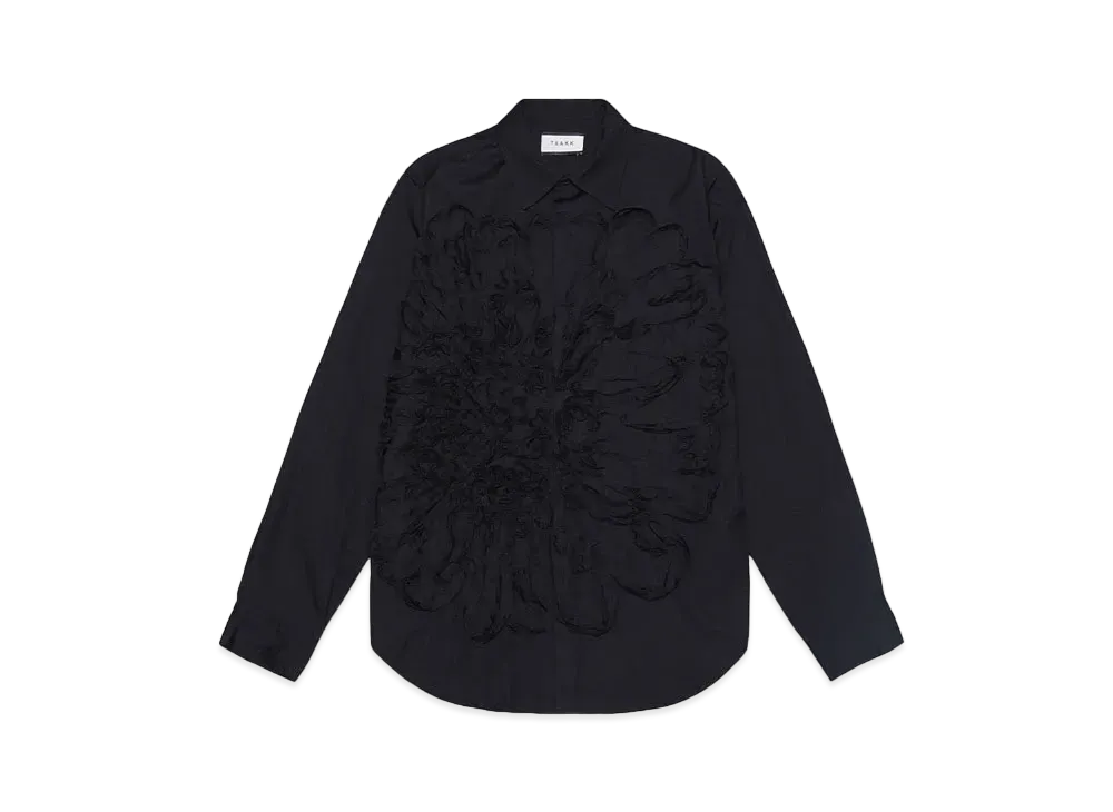 TAAKK TAPE EMBROIDERY REGULAR SHIRTS "BLACK"