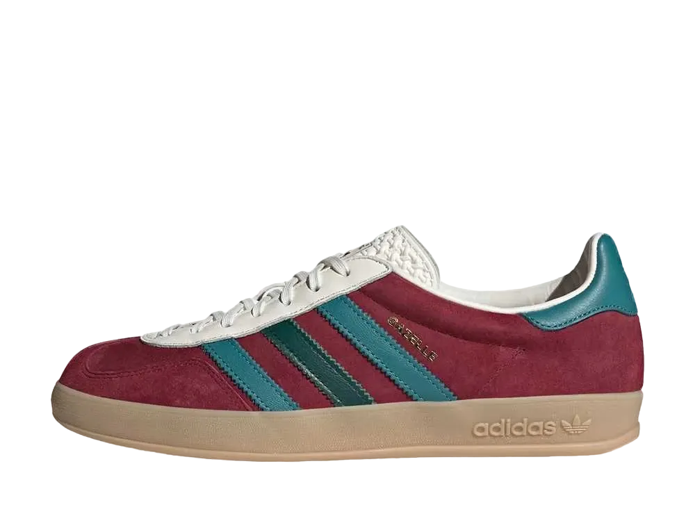 adidas Gazelle Indoor "College Burgundy/Arctic Fusion/College Green"