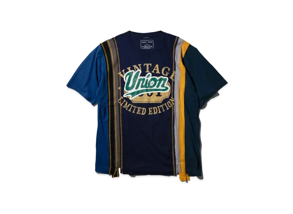 UNION x NEEDLES Rebuild 7 Cuts S/S Tee #6 "Green"