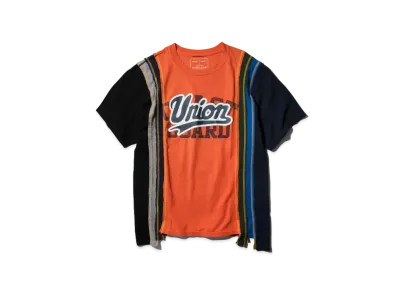 UNION x NEEDLES Rebuild 7 Cuts S/S Tee #4 "Blue"