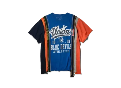 UNION x NEEDLES Rebuild 7 Cuts S/S Tee #2 "Blue"
