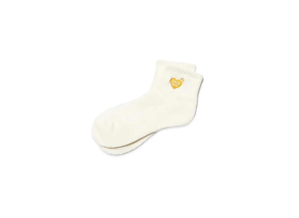 HUMAN MADE Short Pile Socks "White"