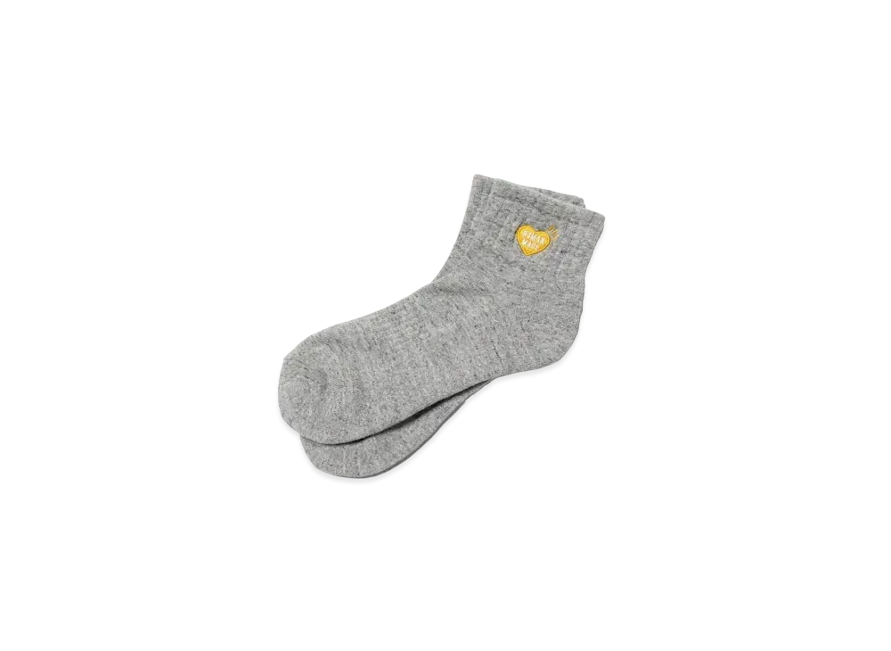 HUMAN MADE Short Pile Socks "Gray"