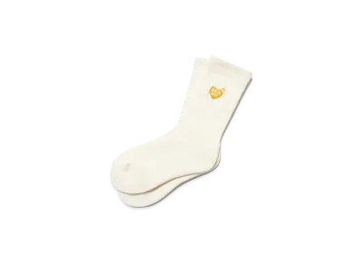 HUMAN MADE Pile Socks "White"