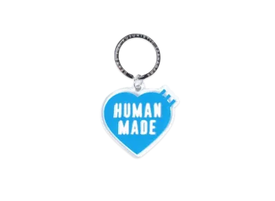 HUMAN MADE Heart Keyring "Blue"