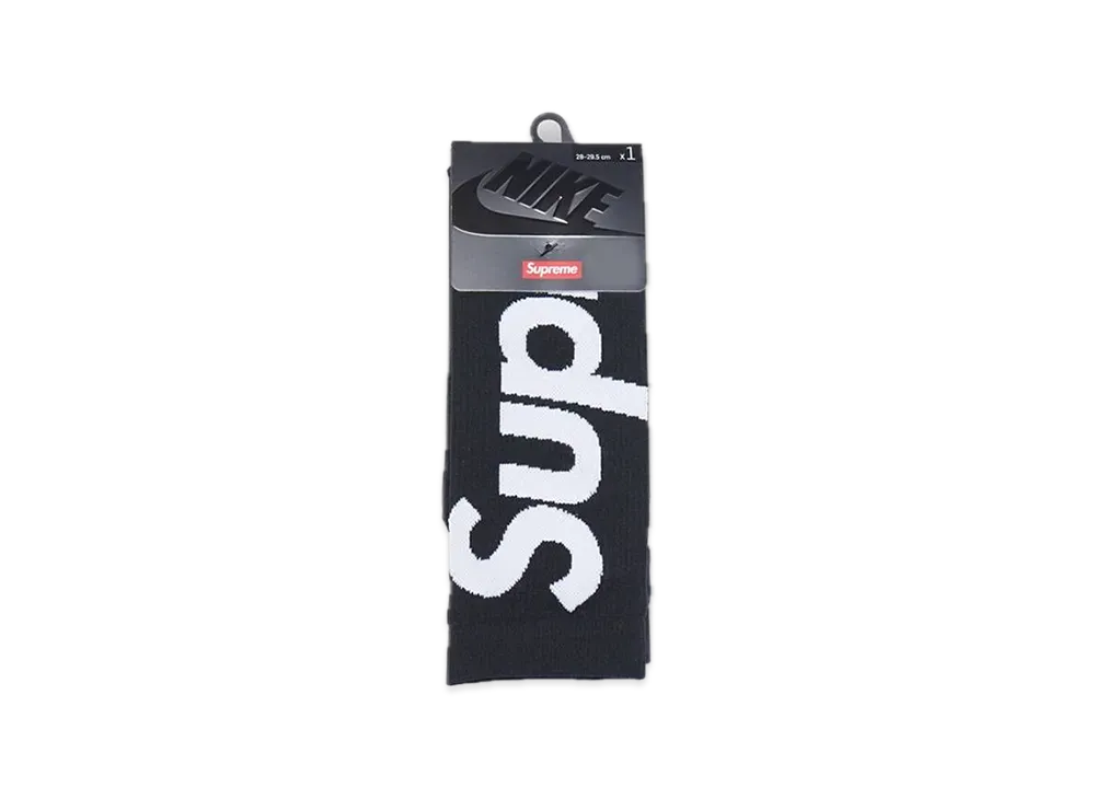 Supreme / Nike Lightweight Crew Socks "Black"
