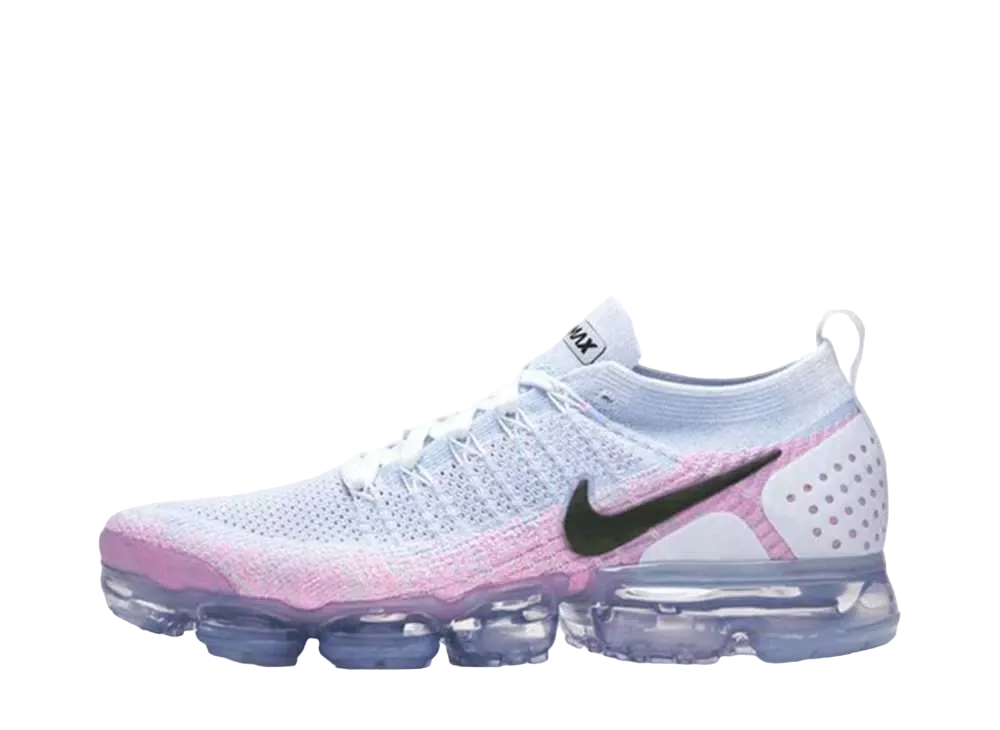 ナイキ ウィメンズ エアヴェイパーマックス フライニット2 "ホワイト/ブラック/ハイドロゲンブルー"