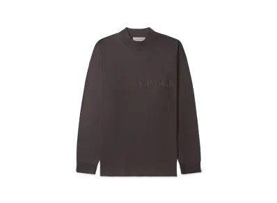 FEAR OF GOD ESSENTIALS Logo Long Tee "Dark Purple"