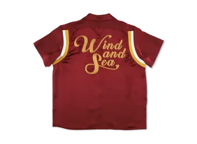 WIND AND SEA SD Bowling Shirt "Burgundy"
