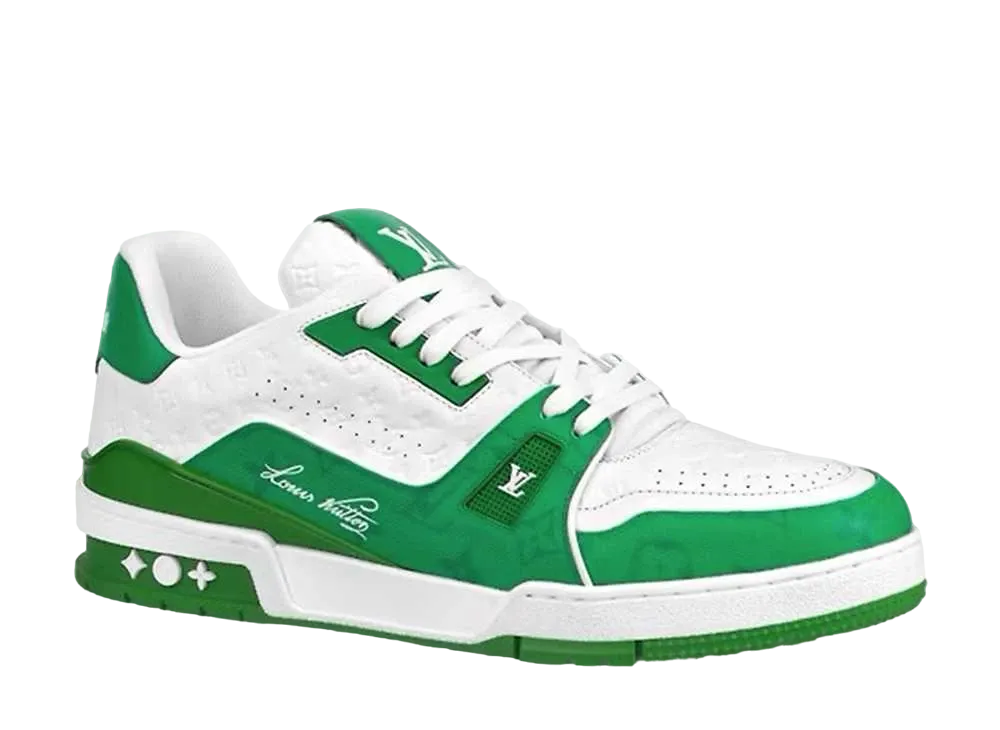 ルイヴィトン LV トレイナー・ライン スニーカー "グリーン"