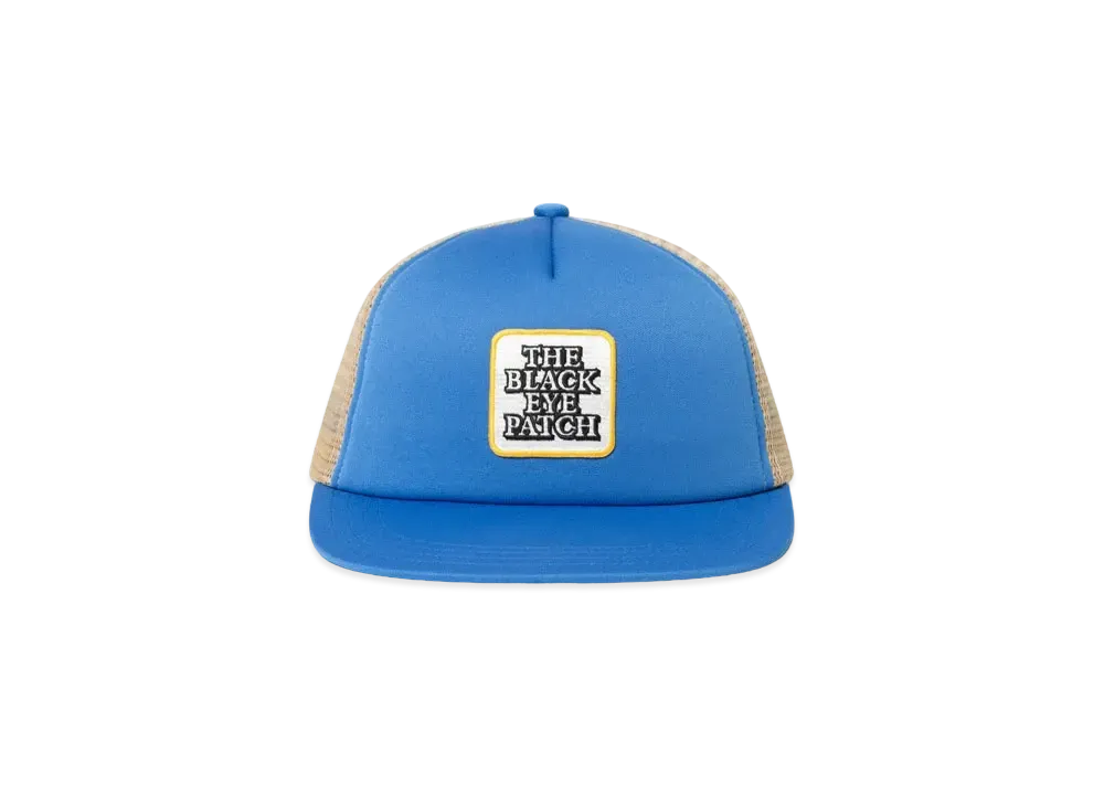 Black Eye Patch OG Label Mesh Cap "Blue"