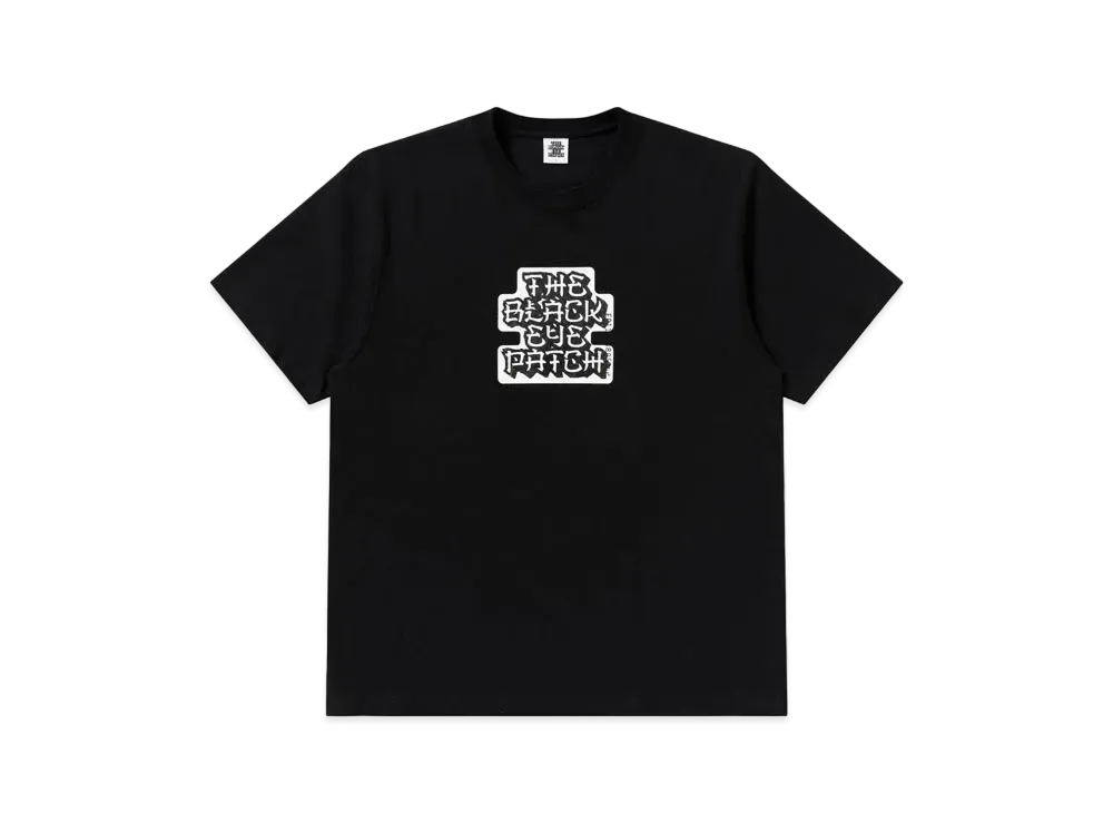 Black Eye Patch Kanji Label Tee "Black"