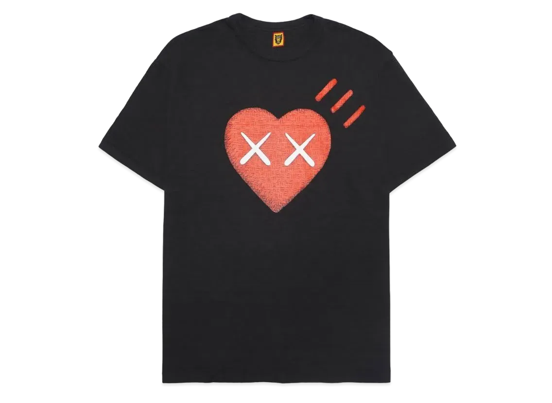 HUMAN MADE x KAWS T-SHRIT #1 "Black"