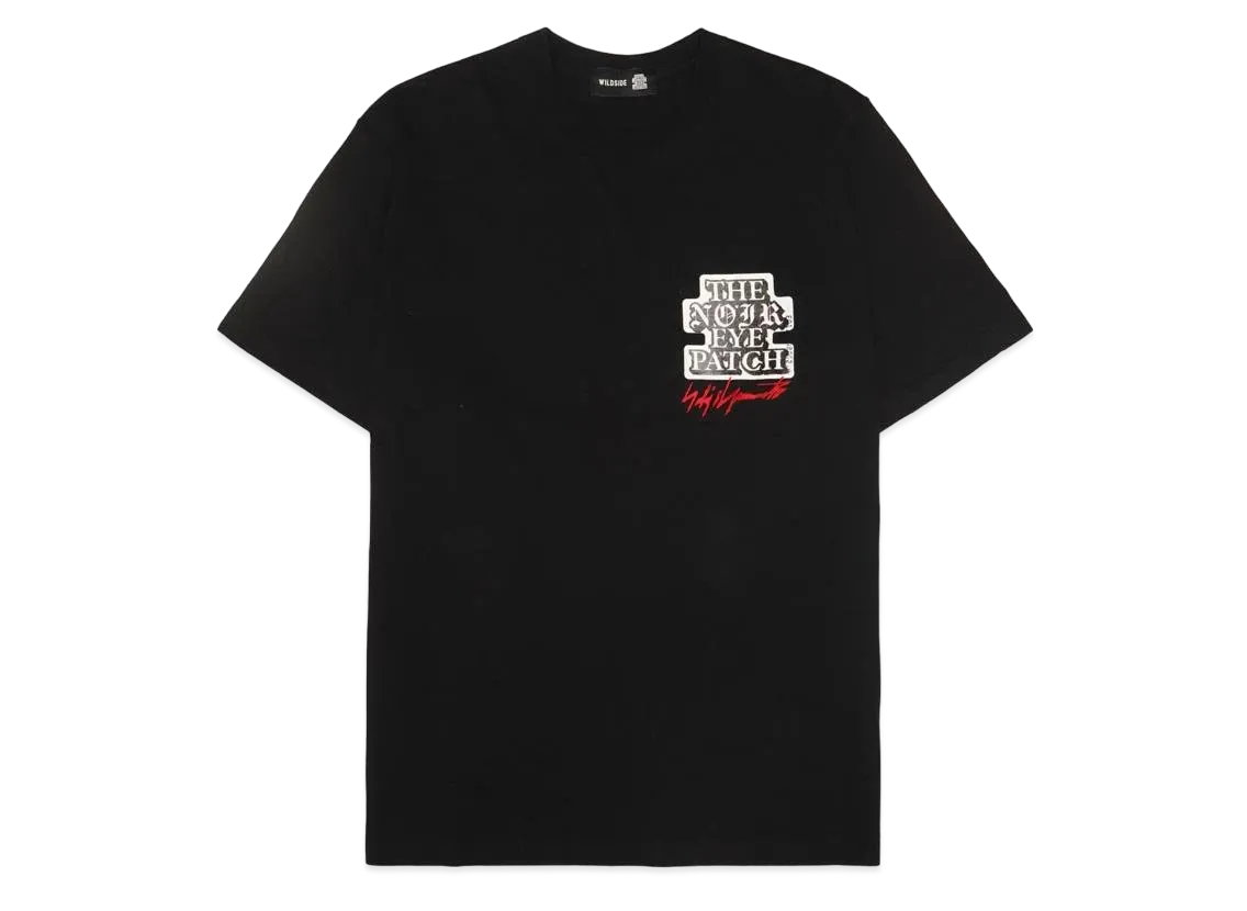 Black Eye Patch x WILDSIDE YOHJI YAMAMOTO Tee "Black"