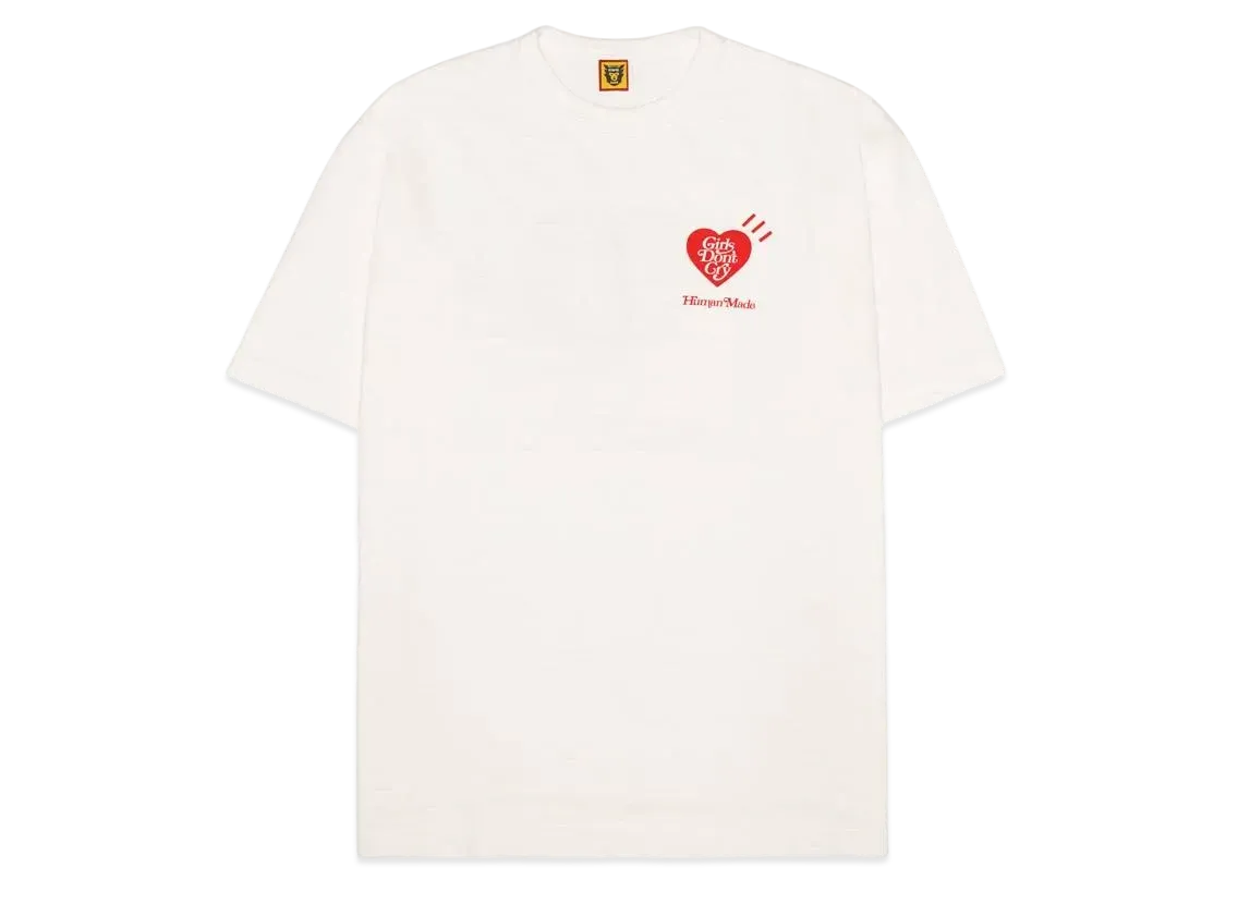 HUMAN MADE GDC Valentine's Day T-Shirt "White" / VERDY