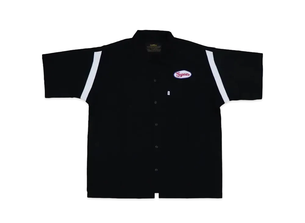 SAPEur Bowling Shirt S/S Shirt "Black"