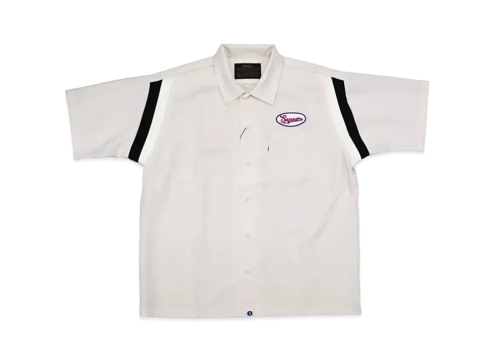 SAPEur Bowling Shirt S/S Shirt "White"