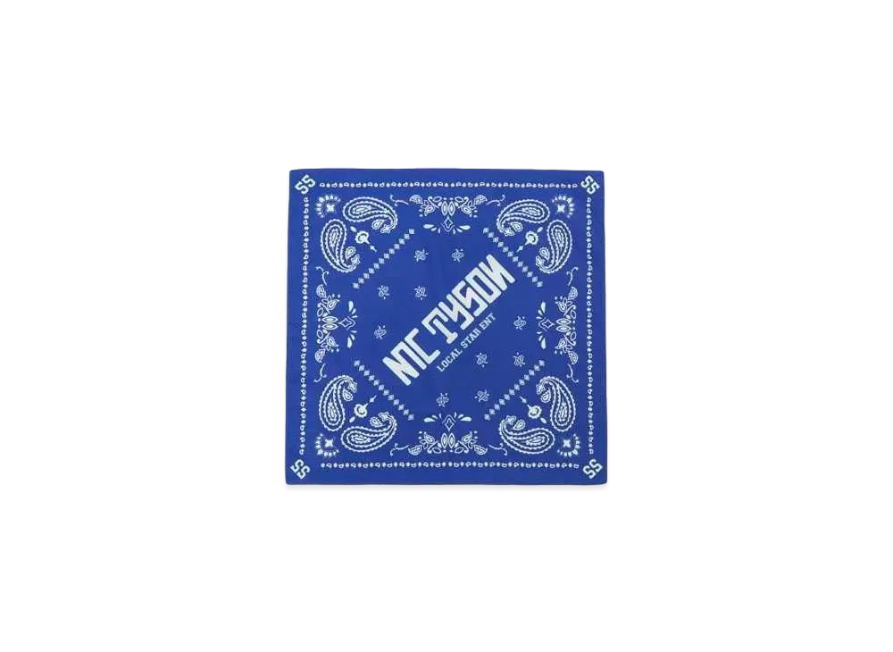 MC TYSON 【THE MESSAGE 5】 TOUR FINAL Original Bandana "BLUE"