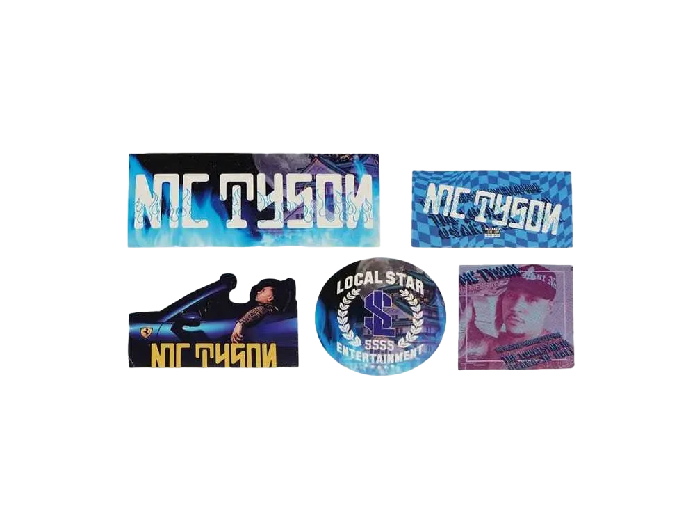 MC TYSON 【THE MESSAGE 5】 TOUR FINAL Sticker set "MULTI"