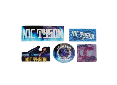 MC TYSON 【THE MESSAGE 5】 TOUR FINAL Sticker set "MULTI"