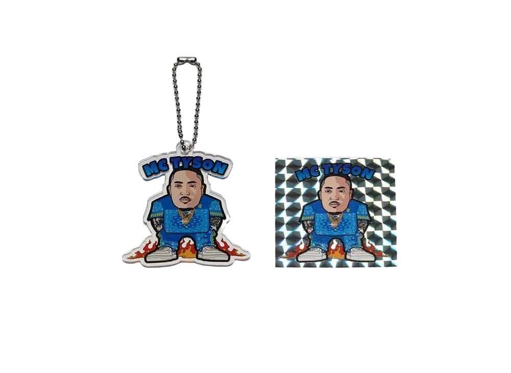 MC TYSON 【THE MESSAGE 5】 TOUR FINAL Key ring&Sticker set ver3 "MULTI"