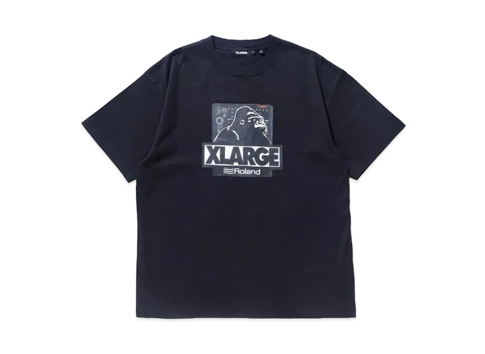 XLARGE x Roland Box OG S/S Tee "Black"