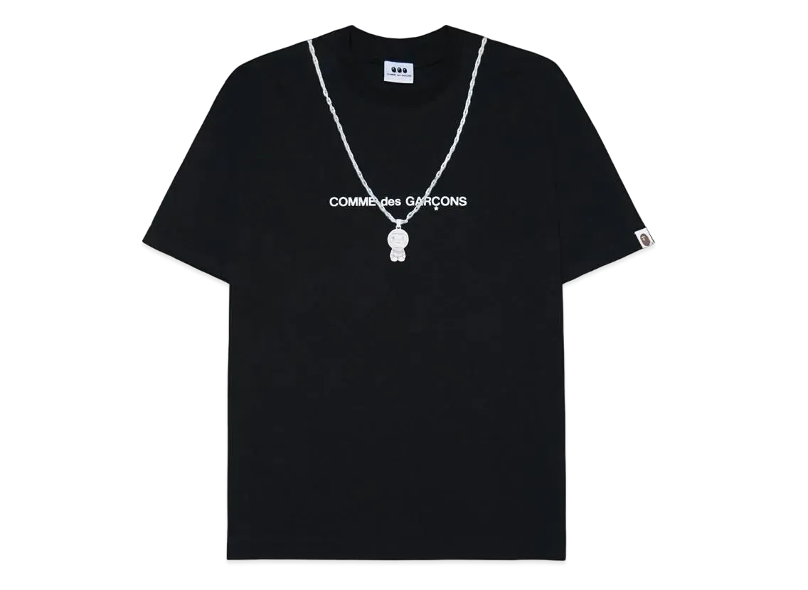 A BATHING APE x CDG OSAKA Tee #2 "Black"