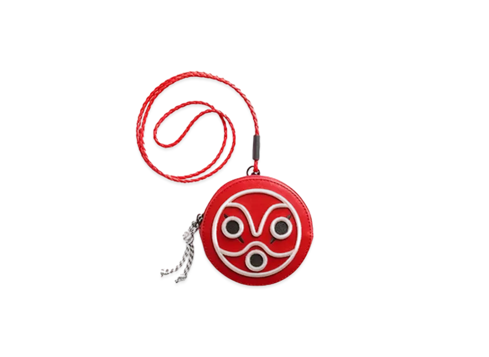 LEVI'S x Princess Mononoke San's Mask Leather Coin Bag "Red"