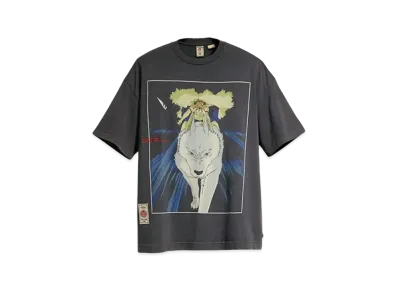 LEVI'S x Princess Mononoke San & Wolf T-Shirt "Black"