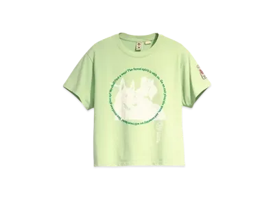 LEVI'S x Princess Mononoke Women's San & Wolf Graphic Tee "Green"