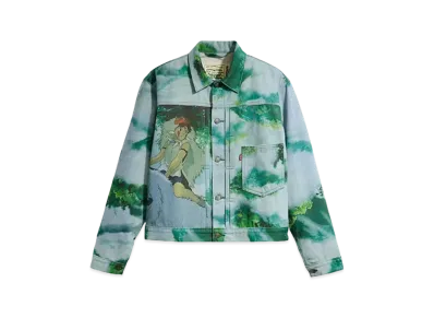 LEVI'S x Princess Mononoke San & Wolf Trucker Jacket "Medium Wash"