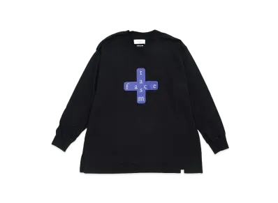 FACETASM CROSSLOGO SLEEVE TEE "BLACK"