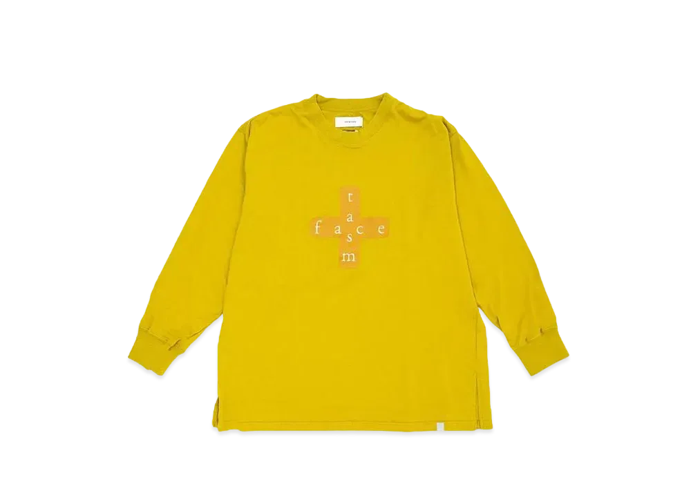 FACETASM CROSSLOGO SLEEVE TEE "GOLD"