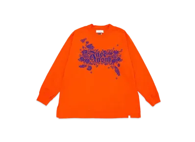 FACETASM BANDANA LOGO SLEEVE TEE "PINK"