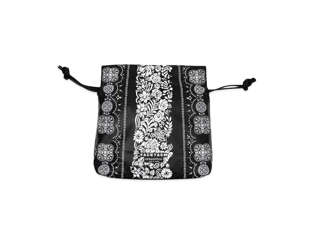 HERGOPOCH x FACETASM DRAWSTRINGS BAG "BANDANA"