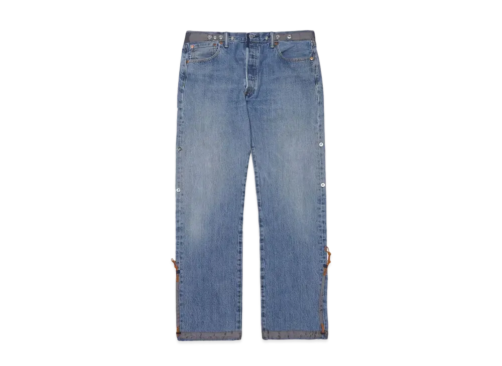 Poliquant THE DEFORMED ADJUSTABLE THRIFTING DENIM 501 "INDIGO"